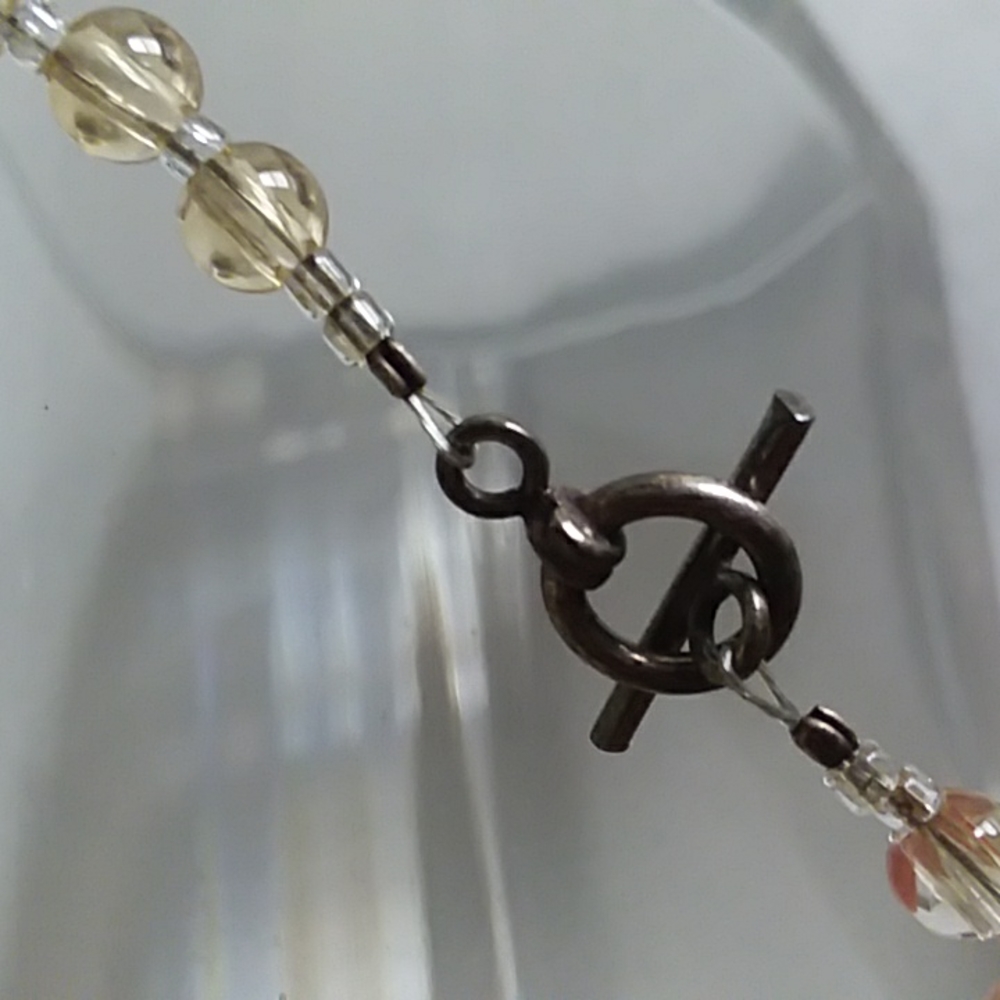 Handmade Beaded Necklace with Sterling Silver Pendant - Picture 6 of 8